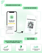 Branded Google Review Stand & Feedback System