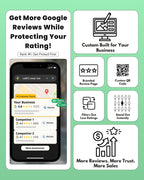 Branded Google Review Stand & Feedback System